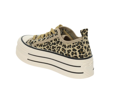 Trampki damskie na platformie panterka lampard NEWS