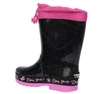 Różowe kalosze dziewczęce ze ściągaczem American Club