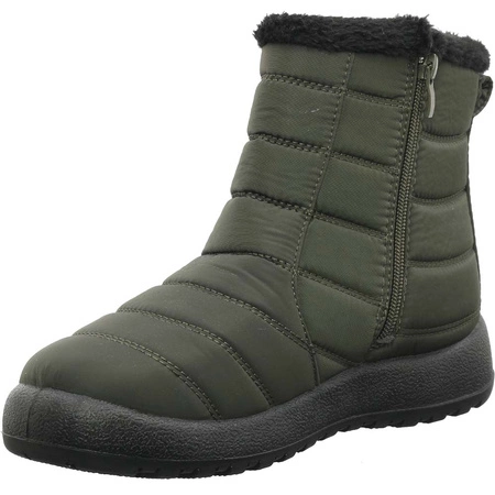 Trzewiki ocieplane damskie śniegowce wodoodporne NEWS