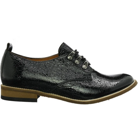 Półbuty damskie skórzane polskie oksfordy Gino Fabiani