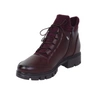Bordowe buty zimowe damskie na zamek eleganckie i wygodne Jezzi