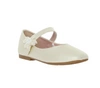 Balerinki dla dziewczynki czółenka płaskie beżowe MissE
