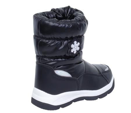 Ciepłe śniegowce dziecięce kalosze ocieplane ze ściągaczem American Club