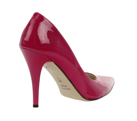 Fuksjowe szpilki lakierowane Polskie JUMA