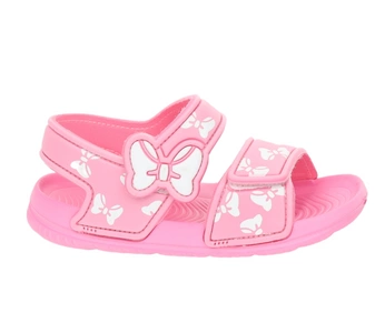 Różowe sandały piankowe wodoodporne na rzepy do wody dziecięce American Club