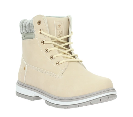 Ciepłe buty zimowe płaskie trzewiki damskie sportowe Timberki NEWS