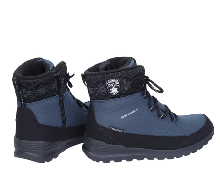 Granatowe śniegowce damskie z membraną softshell American Club