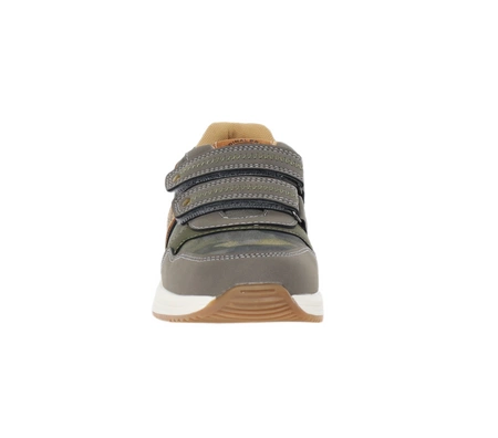 Adidasy dziecięce na rzepy z profilowaną, skórzaną wkładką American Club