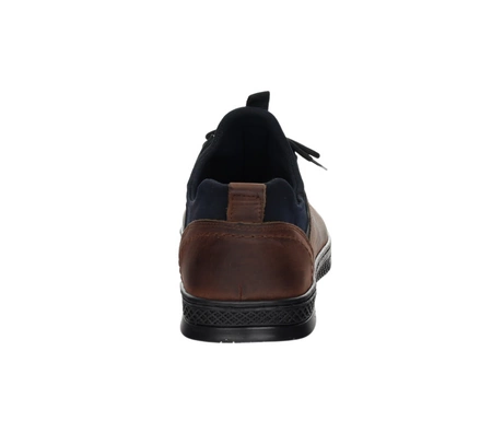 Brązowe skórzane półbuty męskie sportowe adidasy eleganckie POLBUT