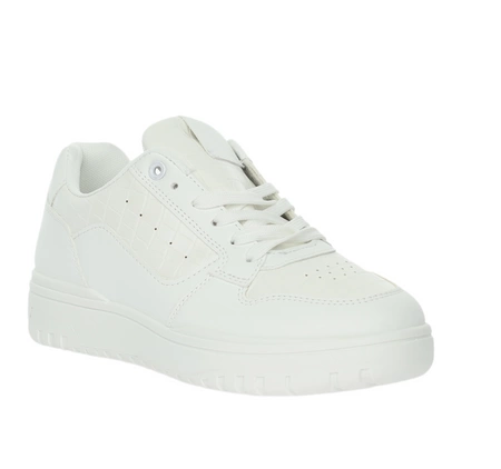 Białe snekaresy na grubej podeszwie adidasy Mc Braun