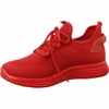 Lekkie czerwone adidasy męskie slip on sneakersy NEWS