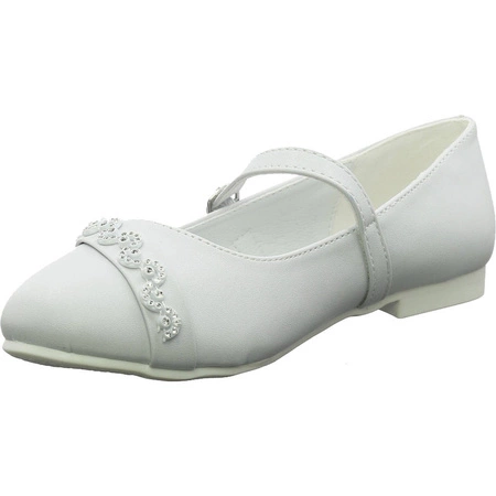Białe buty komunijne dziewczęce American Club