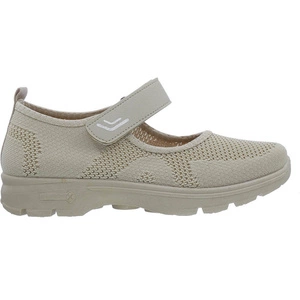 Czółenka damskie płaskie komfortowe zapinane na rzep NEWS