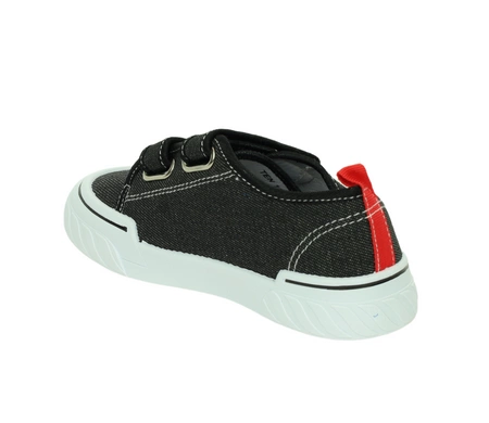 Tenisówki dziecięce na rzepy ze skórzaną wkładką pantofle do przedszkola American Club