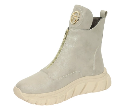 Eleganckie i wygodne botki damskie ocieplane sportowe buty Jezzi