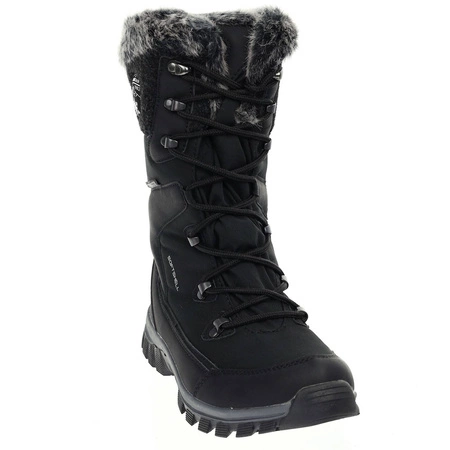 Czarne wysokie śniegowce z futerkiem American Club
