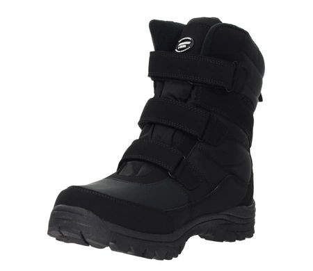 Męskie wysokie śniegowce na rzepy wodoodporne softshell American Club