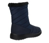 Granatowe wysokie śniegowce damskie na zamek buty termiczne Jezzi