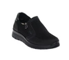 Czarne komfortowe półbuty damskie na zamek sportowe  UNISOFT