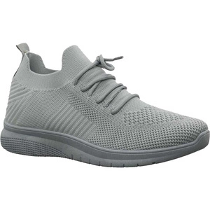 Szare sneakersy młodzieżowe slip-on NEWS