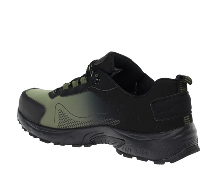 Zielone buty trekkingowe męskie wodoodporne adidasy American Club