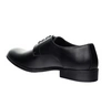 Czarne półbuty męskie eleganckie garniturowe UNISOFT