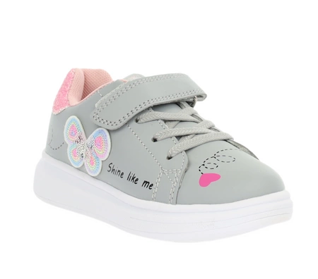 Adidasy dziecięce na rzep z motylkiem American Club