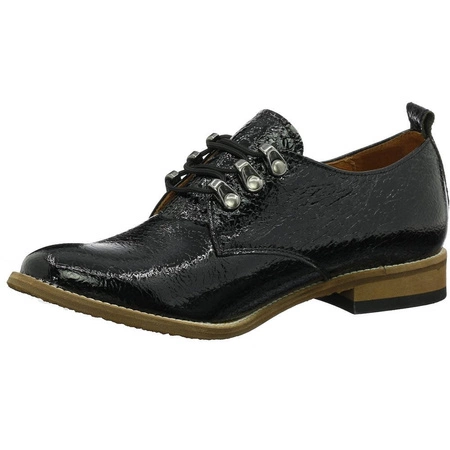 Półbuty damskie skórzane polskie oksfordy Gino Fabiani