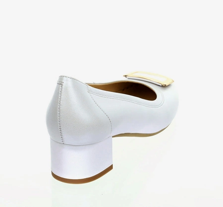 Eleganckie i komfortowe czółenka damskie skórzane Gino Fabiani