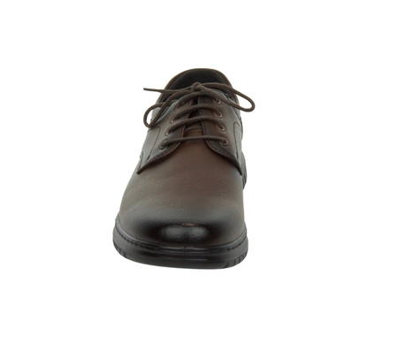 Brązowe buty męskie kościelne do garnituru UNISOFT