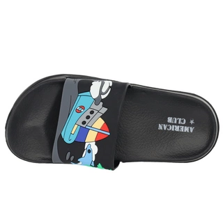 Klapki dziecięce lekkie gumowe wodoodporne American Club