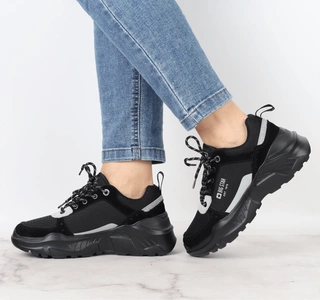 Sneakersy czarne damskie buty Big Star