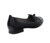 Czarne czółenka damskie eleganckie z dziurkowaną cholewką Jezzi