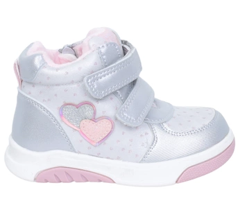 Ciepłe buty zimowe dla dziewczynki botki na rzepy tanie American