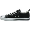 Czarne trampki męskie tenisówki szkole na białej podeszwie American Club