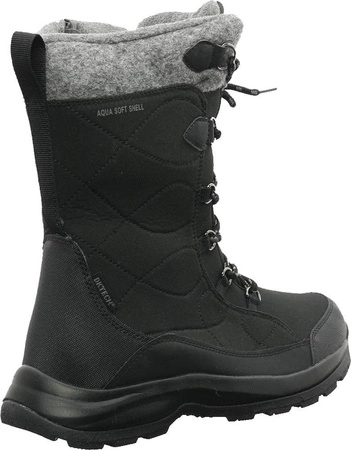 Wysokie śniegowce z membraną wodoodporną botki płaskie DK