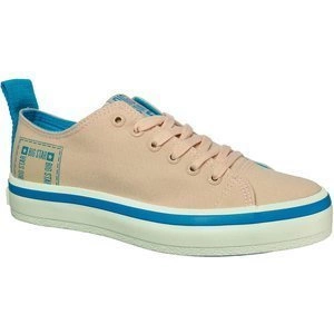 Trampki pudrowy róż na grubej podeszwie BIG STAR