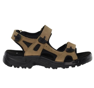 Brązowe turystyczne sandały męskie/chłopięce wytrzymałe na rzepy American Club