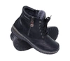 Czarne trzewiki damskie zimowe buty ciepłe zdrowotne Haidra