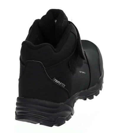 Czarne buty zimowe męskie na rzep wodoodporne American Club