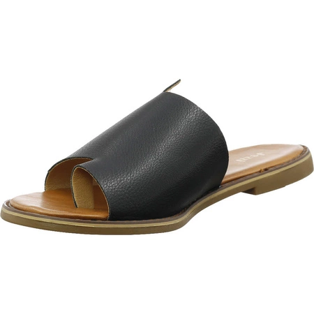 Czarne klapki japonki damskie eleganckie na co dzień Jezzi