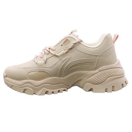 Sneakersy damskie pudrowy róż adidasyNEWS