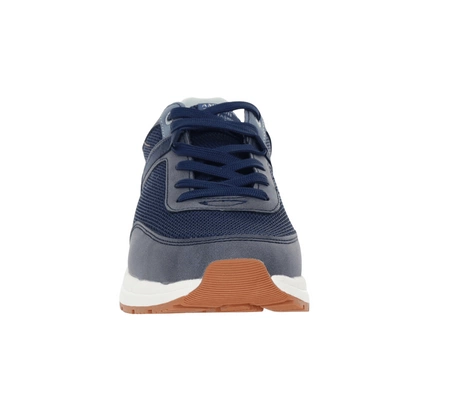 Granatowe adidasy męskie z komfortową miękką wkładką American Club