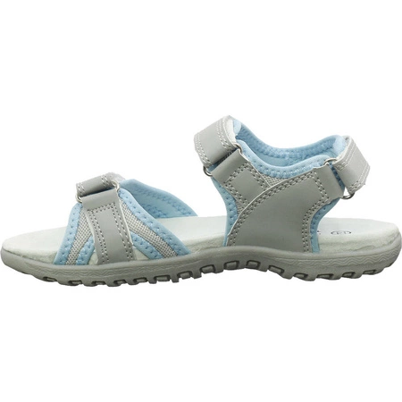 Szare sandały dziecięce na rzepy American Club