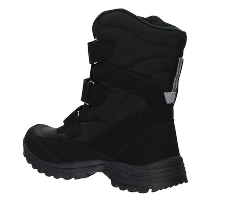 Wytrzymałe i wodoodporne buty zimowe męskie na rzepy American Club