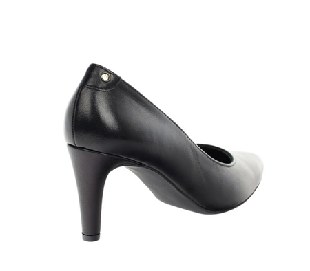Czarne klasyczne czółenka na szpilce RYŁKO
