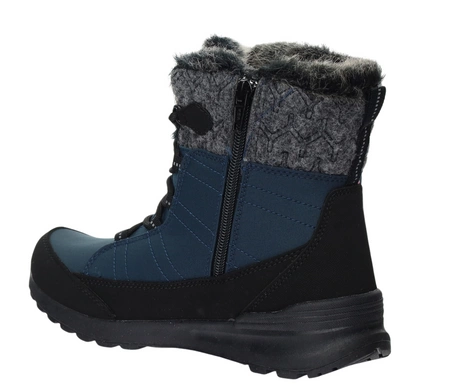 Granatowe ciepłe buty zimowe śniegowce American Club