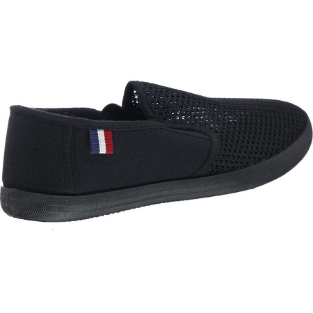 Tenisówki męskie czarne oddychające NEWS