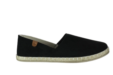 Espadryle czarne balerinki damskie NEWS