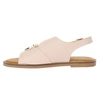 Płaskie eleganckie sandały w kolorze pudrowego różu VINCEZA